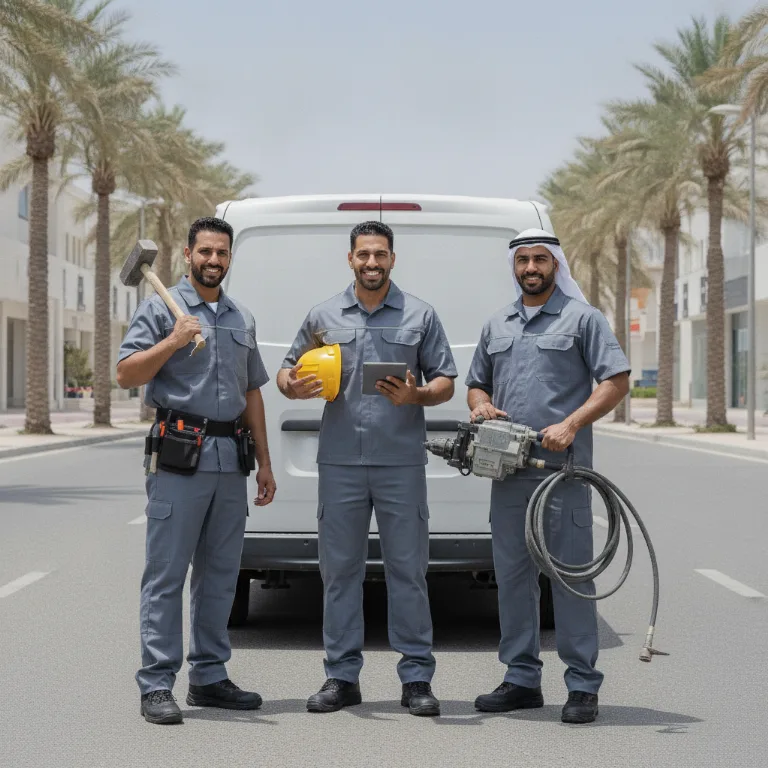 شركة هدم فريق في الورقاء